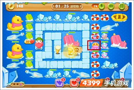 保卫萝卜2第47关攻略