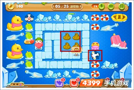 保卫萝卜2第47关攻略