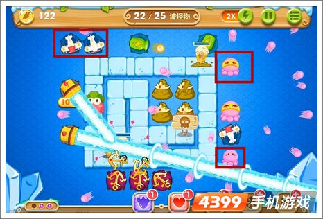 保卫萝卜2第47关攻略