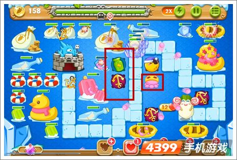 保卫萝卜2第49关攻略