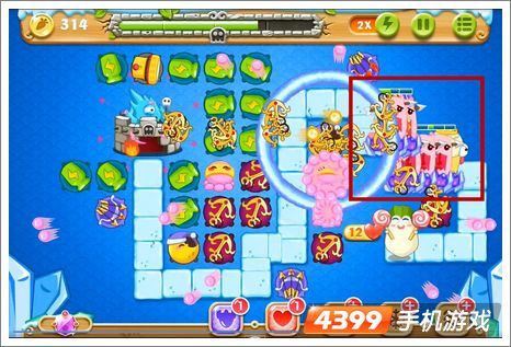 保卫萝卜2第49关攻略