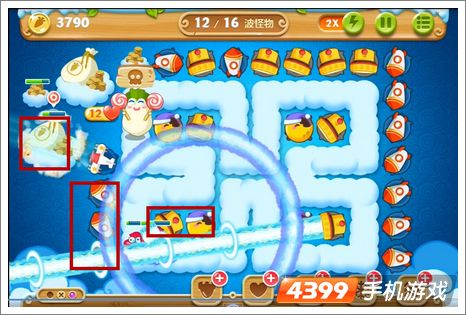 保卫萝卜2第51关攻略