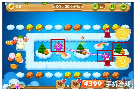 保卫萝卜2第53关攻略