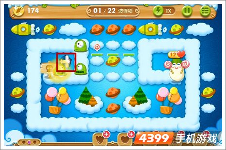 保卫萝卜2第54关攻略