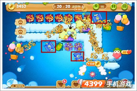 保卫萝卜2第57关攻略