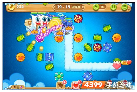 保卫萝卜2第64关攻略