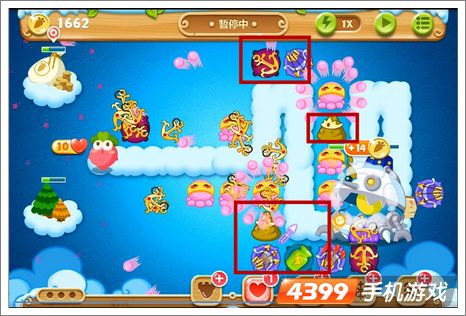 保卫萝卜2第65关攻略