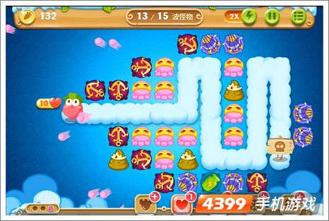 保卫萝卜2第65关攻略