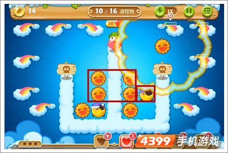 保卫萝卜2第63关攻略