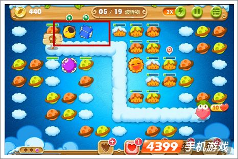 保卫萝卜2第64关攻略