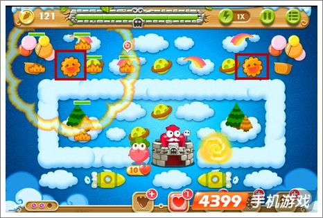 保卫萝卜2第55关攻略
