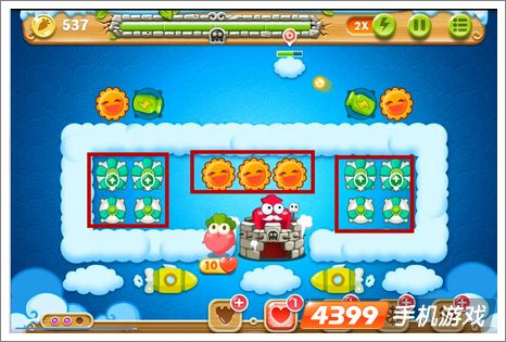 保卫萝卜2第55关攻略