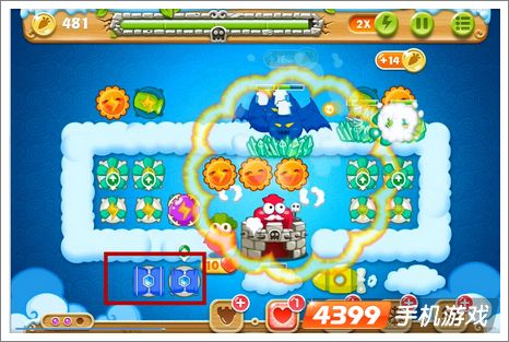 保卫萝卜2第55关攻略