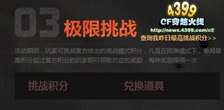 CF挑战之巅活动 CF新版本毁灭之翼