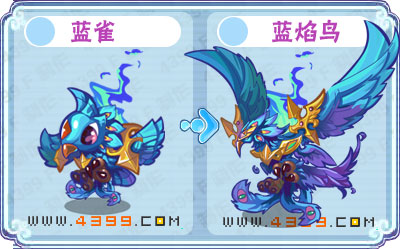 卡布西游蓝焰鸟 蓝雀刷什么 练级