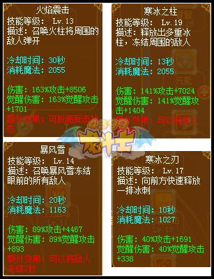 龙斗士魔龙法师满级技能图