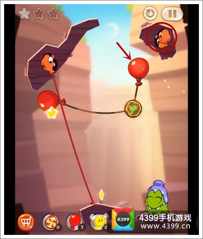 割绳子2攻略 沙地水坝2-29三星攻略