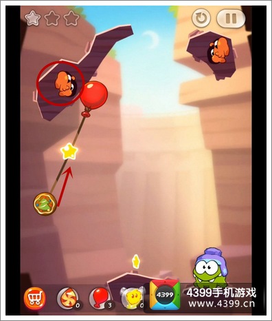 割绳子2攻略 沙地水坝2-29三星攻略