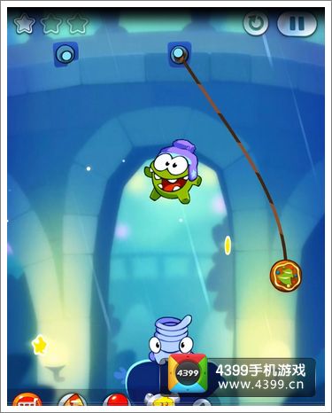 割绳子2攻略 城市公园4-4三星攻略
