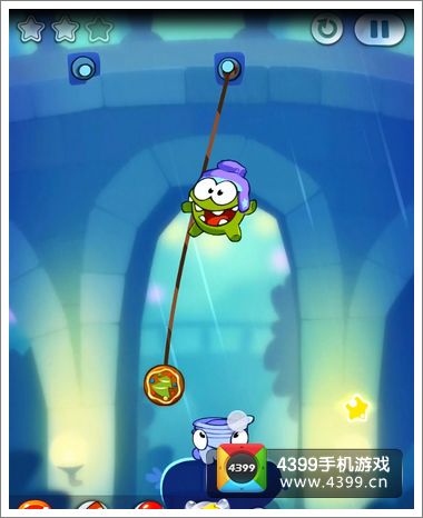 割绳子2攻略 城市公园4-4三星攻略