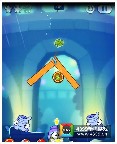 割绳子2攻略 城市公园4-5三星攻略