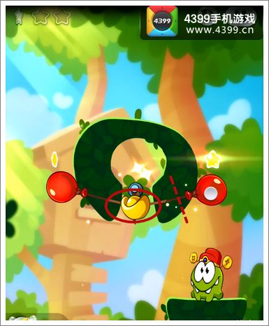 割绳子2森林1-36三星攻略