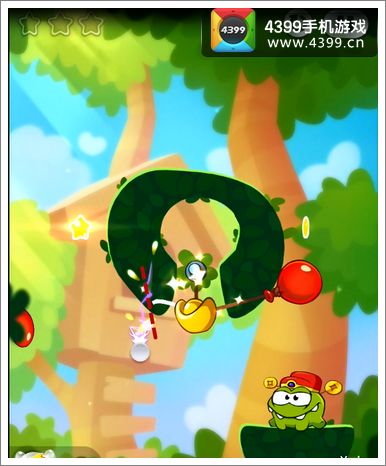 割绳子2森林1-36三星攻略