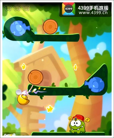 割绳子2森林1-40三星攻略