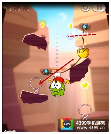 割绳子2沙地水坝三星攻略2-32