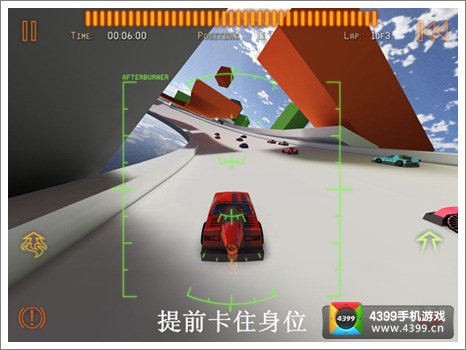 火箭飞车2第7关怎么得金牌卡身位