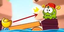 割绳子2攻略 沙地水坝2-45三星攻略