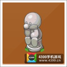 摩尔庄园豪华版思想摩尔雕像