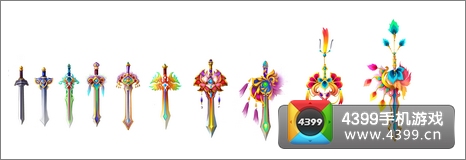 逆天仙魔录武器原画