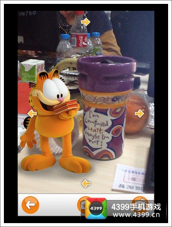 会说话的加菲猫拍照