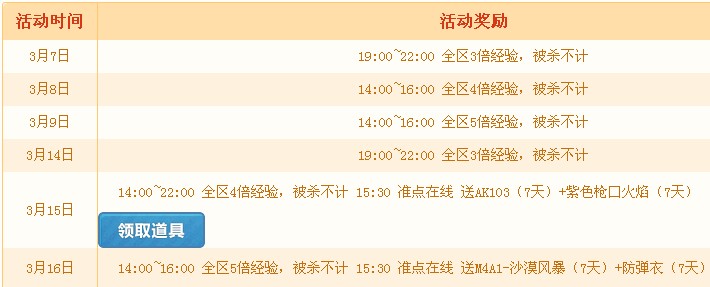 CF火线时间痛快玩 好礼等你来