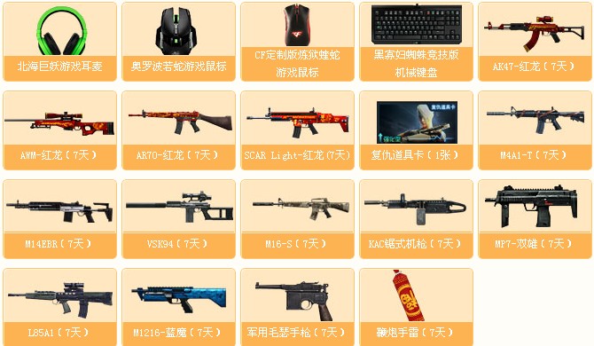 CF火线时间痛快玩 好礼等你来