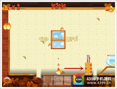 拯救小飞鱼第6关的三星攻略