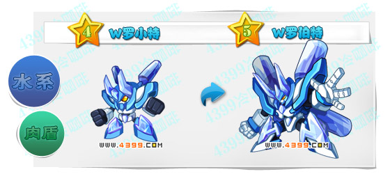 奥奇传说W罗伯特 W罗小特图鉴技能表