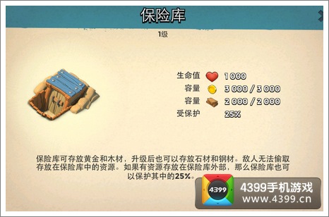 海岛奇兵保险库升级介绍 升级时间详细数据