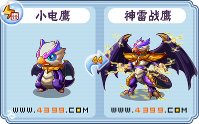 卡布西游神雷战鹰 小电鹰技能表分布地配招