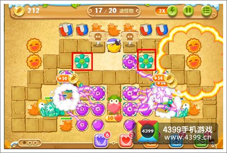 保卫萝卜2第70关攻略