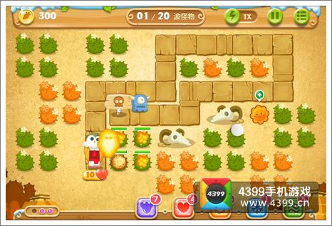 保卫萝卜2第76关攻略