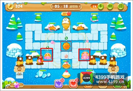 保卫萝卜2第84关攻略