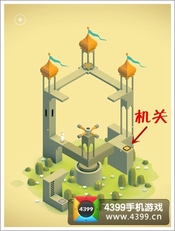 纪念碑谷第二章攻略机关位置
