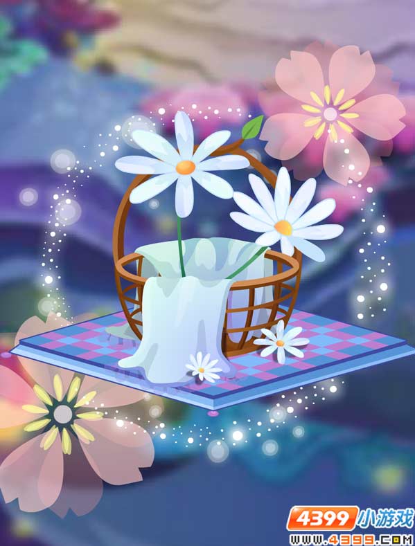 小花仙会员家具“雏菊花篮”