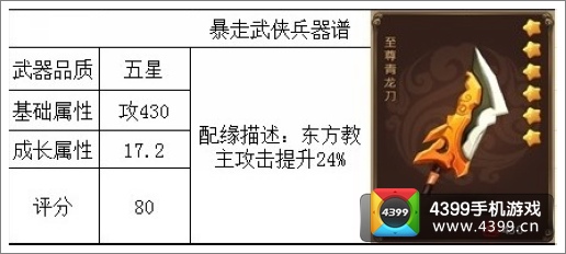 暴走武侠至尊青龙刀