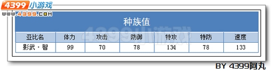 奥拉星影武智解析