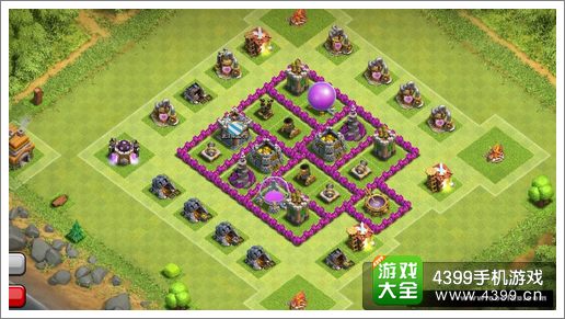 部落战争6本阵型 易守难攻型