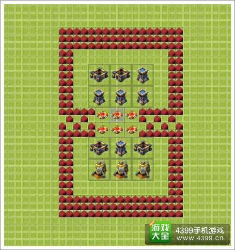 城堡争霸布局