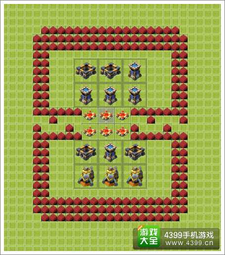 城堡争霸布局